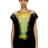 t-isak-a Αμάνικο T-shirt με τυπωμένους στίχους