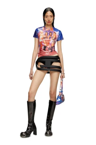 t-jodie T-shirt με τυπωμένο σχέδιο Diesel