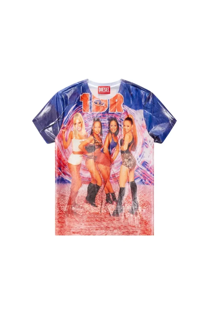 t-jodie T-shirt με τυπωμένο σχέδιο Diesel