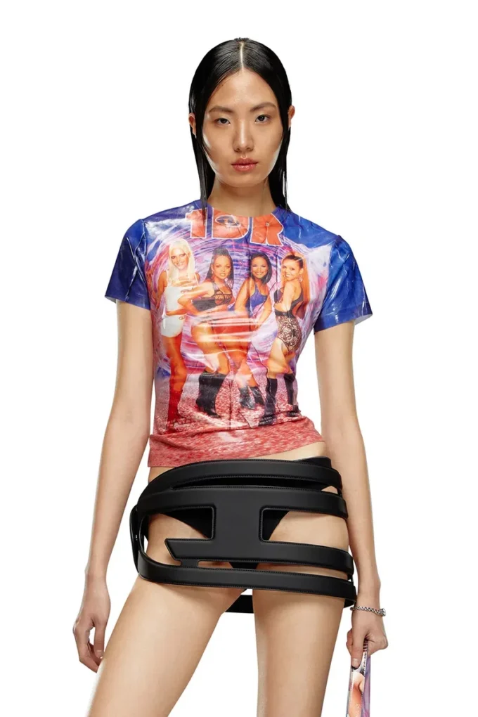 t-jodie T-shirt με τυπωμένο σχέδιο Diesel