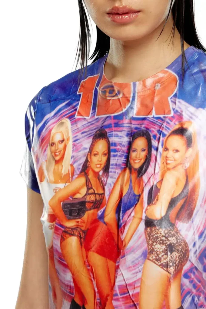 t-jodie T-shirt με τυπωμένο σχέδιο Diesel