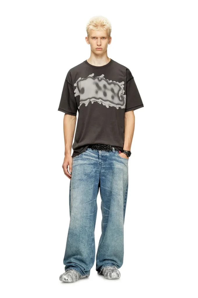 t-leonard-ihbj T-shirt με εκτύπωση γκράφιτι t-leonard-ihbj T-shirt με εκτύπωση γκράφιτι