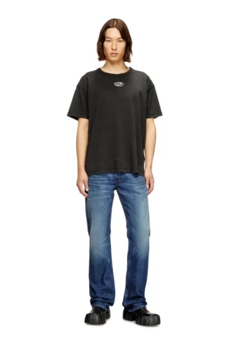 t-norm-iod Ελαφρύ βαμβακερό T-shirt με μεταλλικό λογότυπο Oval D