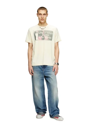 t-norm-t2 T-shirt με σλόγκαν και φθορά