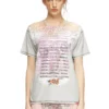 t-normac T-shirt με στρογγυλό λαιμό και τυπωμένο στίχο