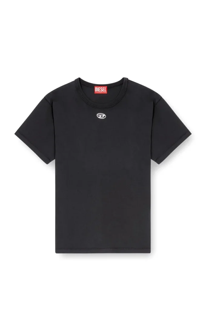t-normy-od-s1 Βαμβακερό T-shirt με μεταλλικό Oval D