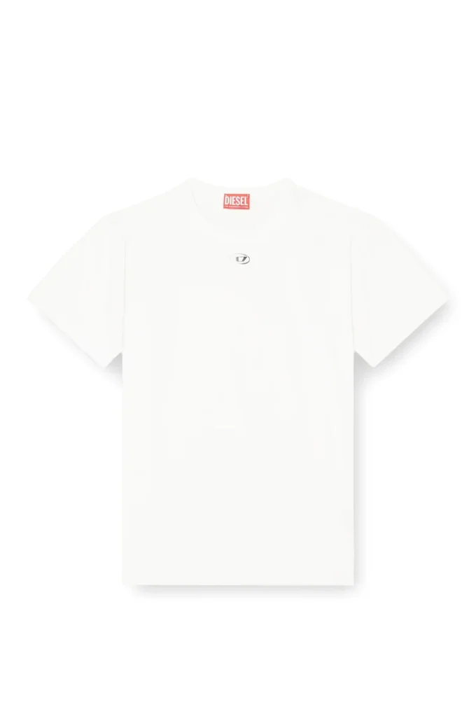 t-normy-od-s1 Βαμβακερό T-shirt με μεταλλικό Oval D