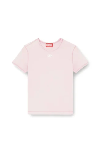 t-uncutieslong-od Στενό T-shirt με μεταλλικό οβάλ D