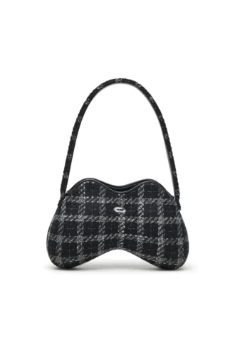 Τσάντα ώμου Double-D Τσάντα ώμου Double-D με μοτίβο houndstooth Τσάντα ώμου Double-D Τσάντα ώμου Double-D με μοτίβο houndstooth