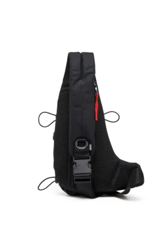 zip-d crossbody x Τσάντα Zip-D-Sling με καρό ζακάρ εξωτερικό