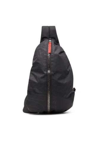 zip-d sling bag x Zip-D-Sling σακίδιο πλάτης με καρό ζακάρ εξωτερικό